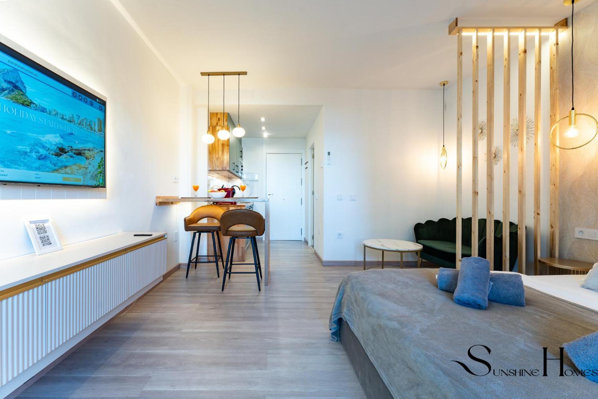 Seaview Beachfront Studio With Aqua Park & Balcony Benalmadena Luaran gambar