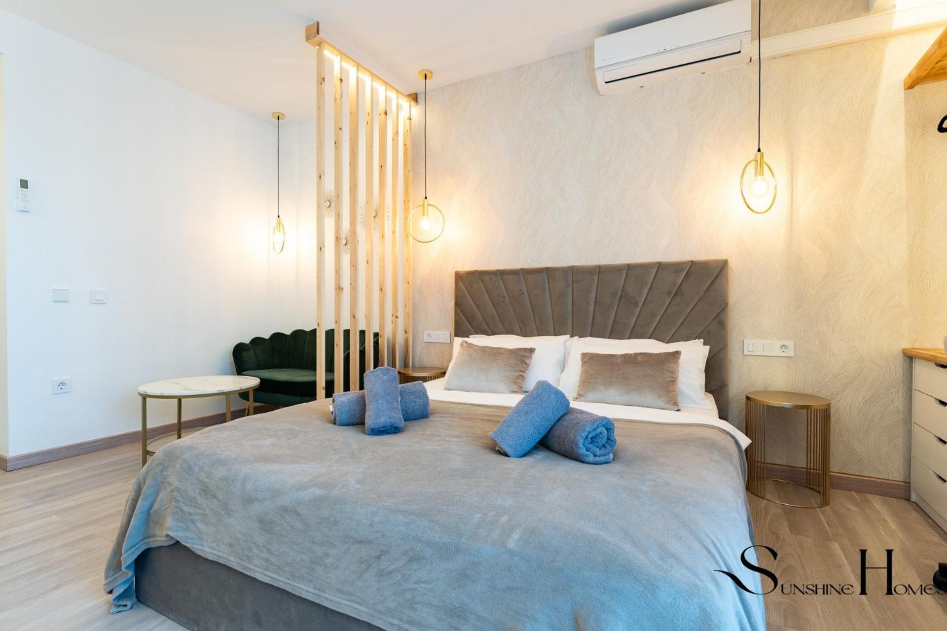 Seaview Beachfront Studio With Aqua Park & Balcony Benalmadena Luaran gambar