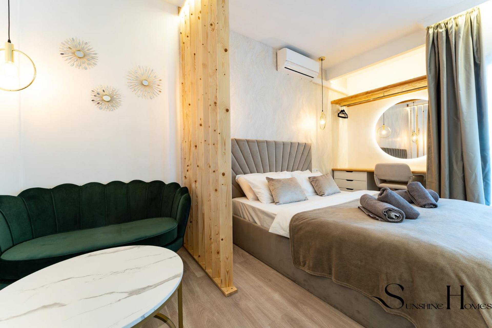 Seaview Beachfront Studio With Aqua Park & Balcony Benalmadena Luaran gambar